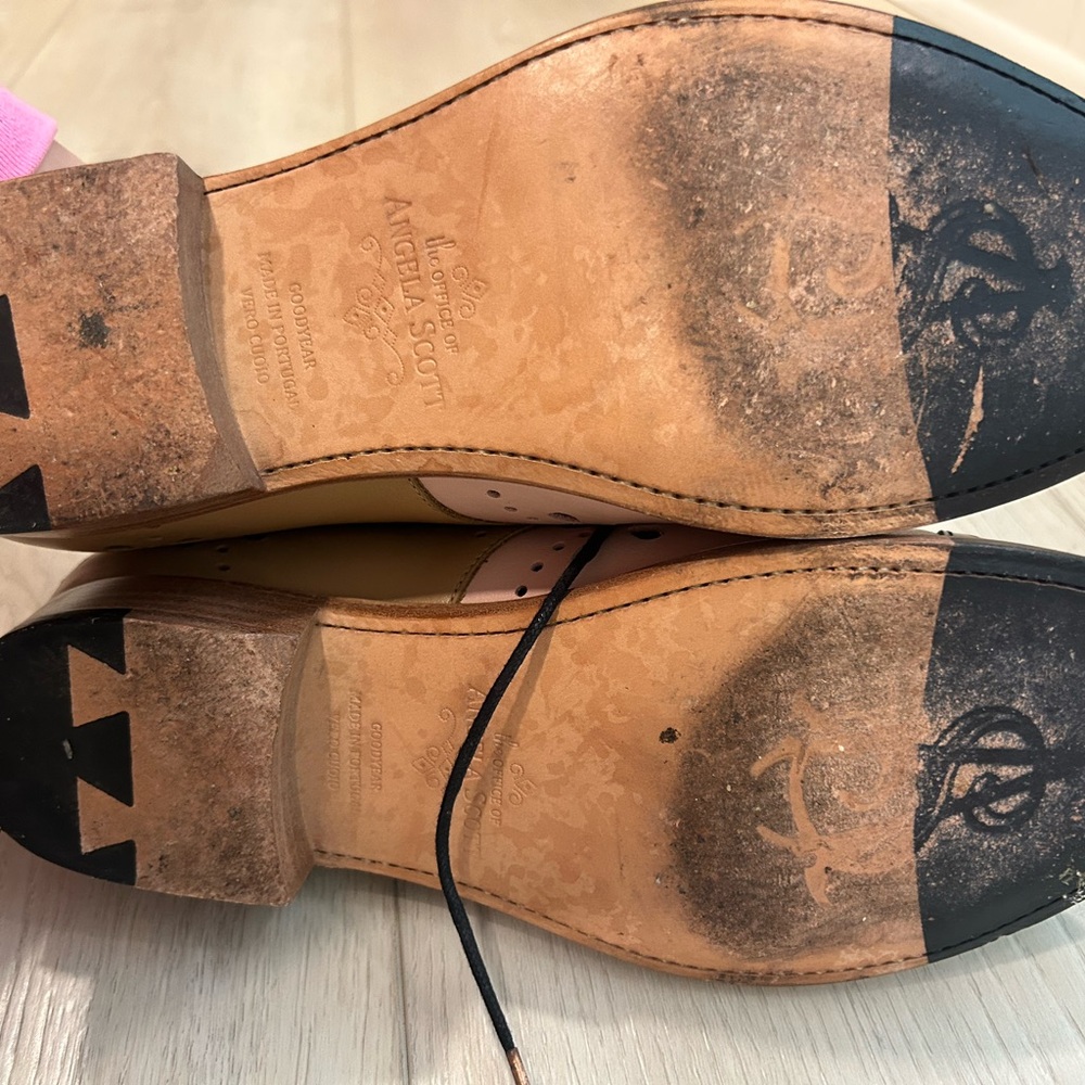 Women’s Leather Oxford Shoes Size 39 Wide - Picture 8 of 9